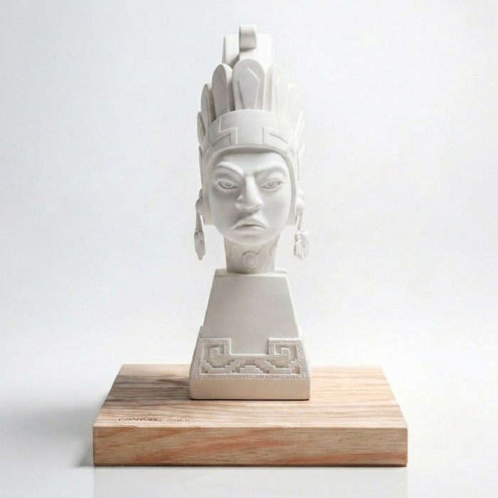 Decoración de hormigón Indio Cuauhtemoc