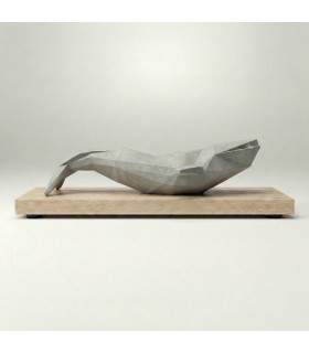 Escultura de hormigón ballena Cetus