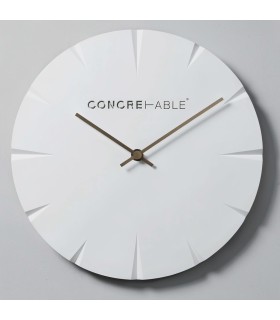 Reloj de hormigón para pared modelo Hadid